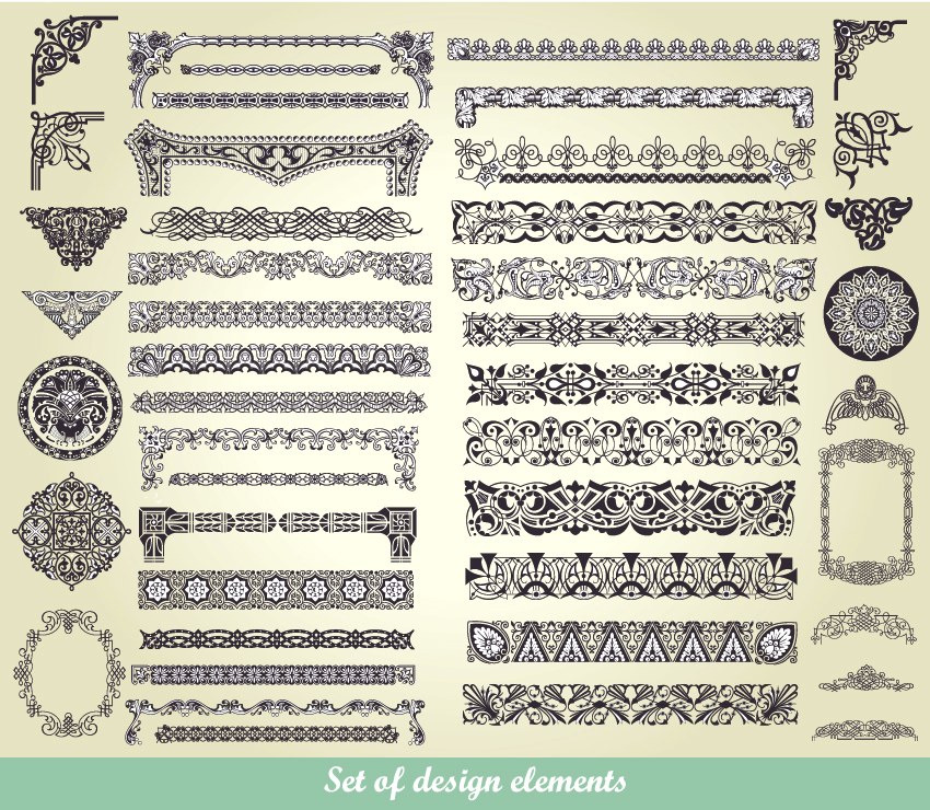 free vector Exquisite lace pattern 01 vector